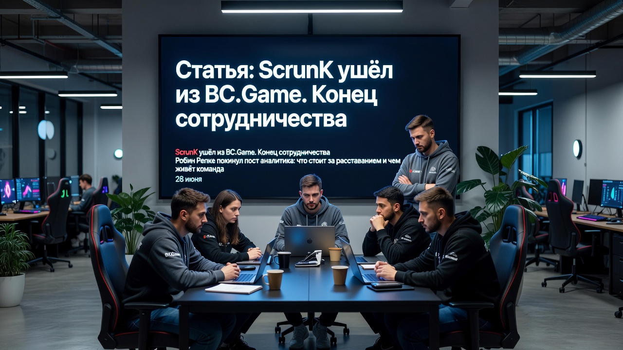ScrunK ушёл из BC.Game. Конец сотрудничества